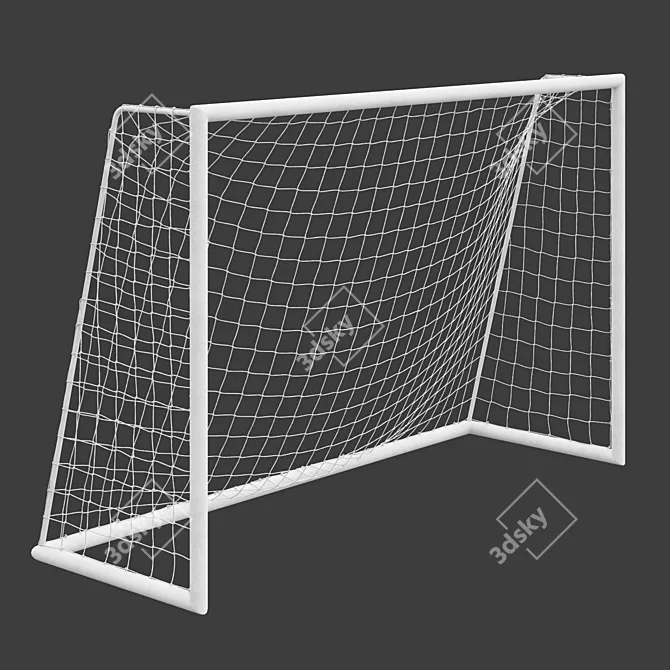 Indoor/Outdoor Mini Football Goal/Gate 3D model image 1