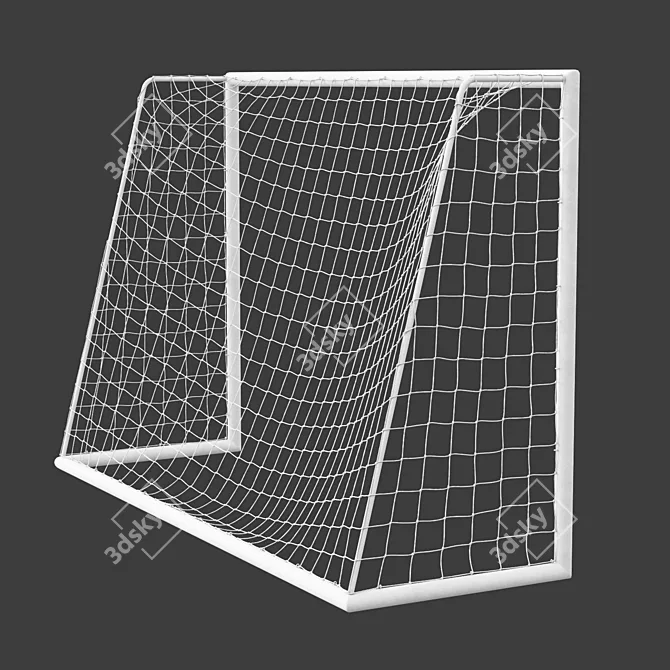 Indoor/Outdoor Mini Football Goal/Gate 3D model image 3