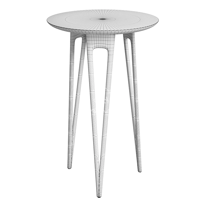  Hairpin Side Table: Stylish Design 3D model image 7