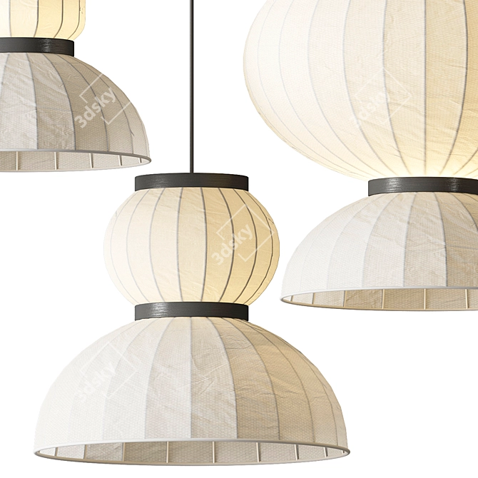 Elegant Arga Pendant Light 3D model image 4