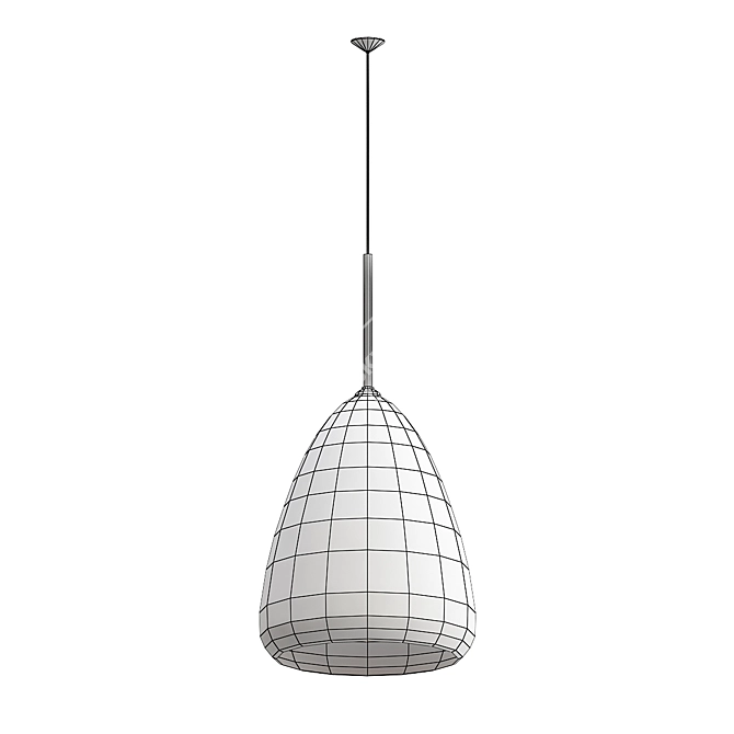 Ethereal Selenite Lamp Model 3D model image 3