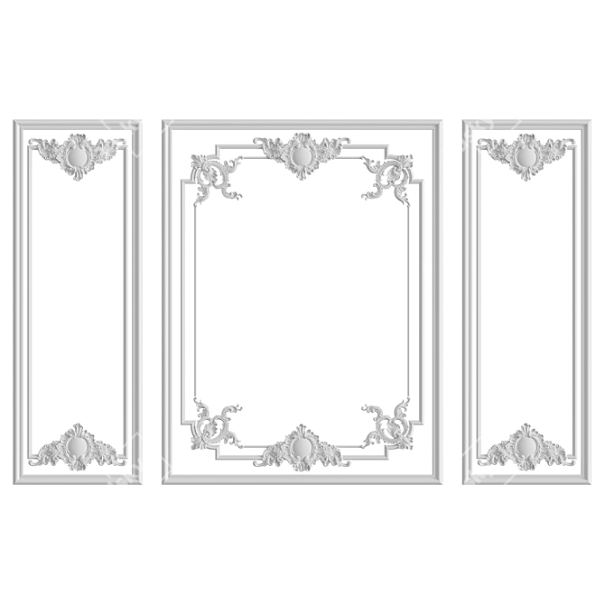 Custom Wall Solution No.102 3D model image 1