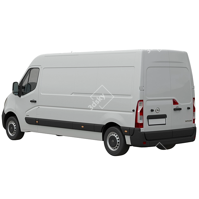 Opel Movano L3H2 2019-2022 Van 3D model image 3