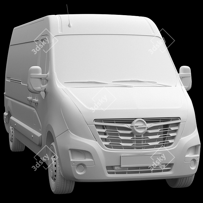 Opel Movano L3H2 2019-2022 Van 3D model image 6