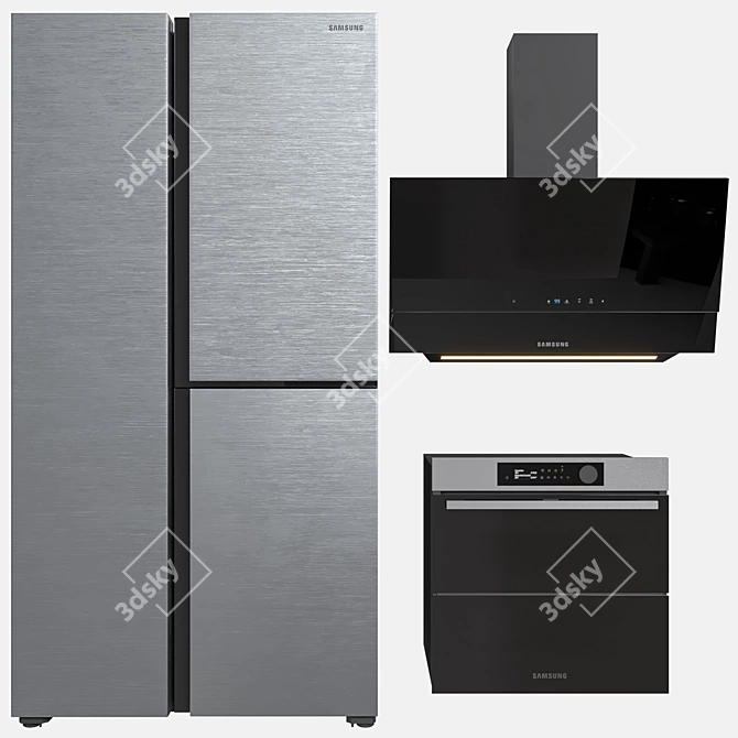 Samsung 3D Home Appliance Models 3D model image 1