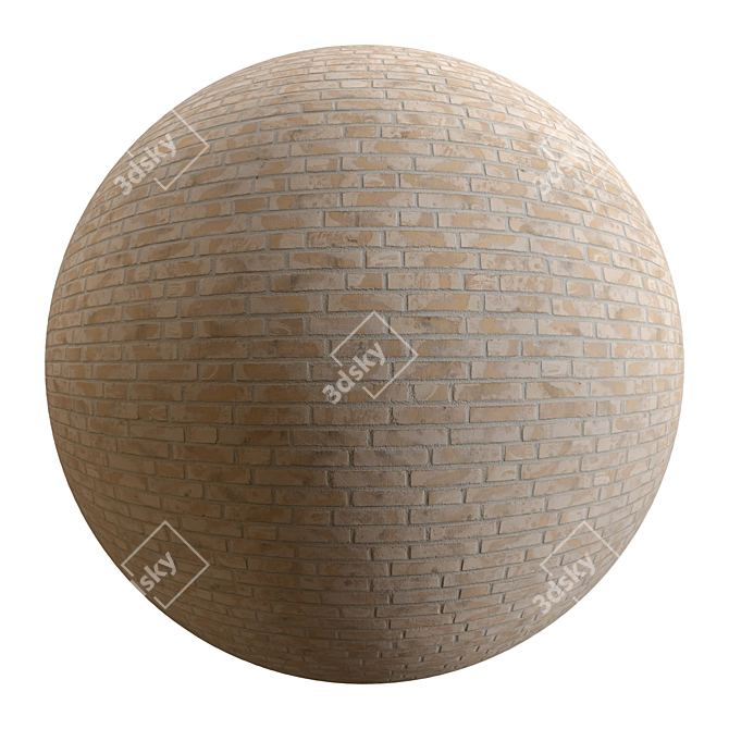 Displacement Modifier Brick Texture Kit 3D model image 1