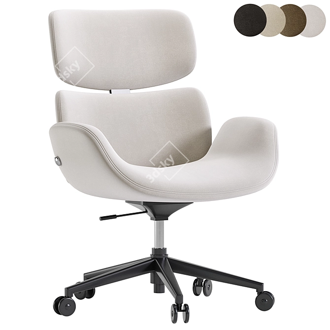 Sleek Cento Office Armchair - Modern Elegance 3D model image 1