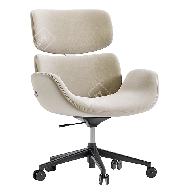 Sleek Cento Office Armchair - Modern Elegance 3D model image 3