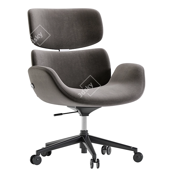 Sleek Cento Office Armchair - Modern Elegance 3D model image 4