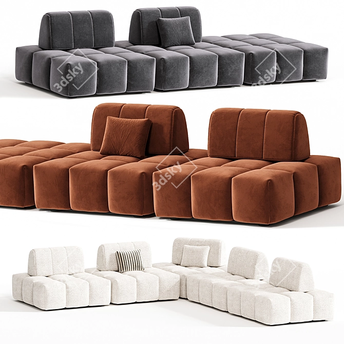 Trocadero Sofa By Bobochic 3D model image 5