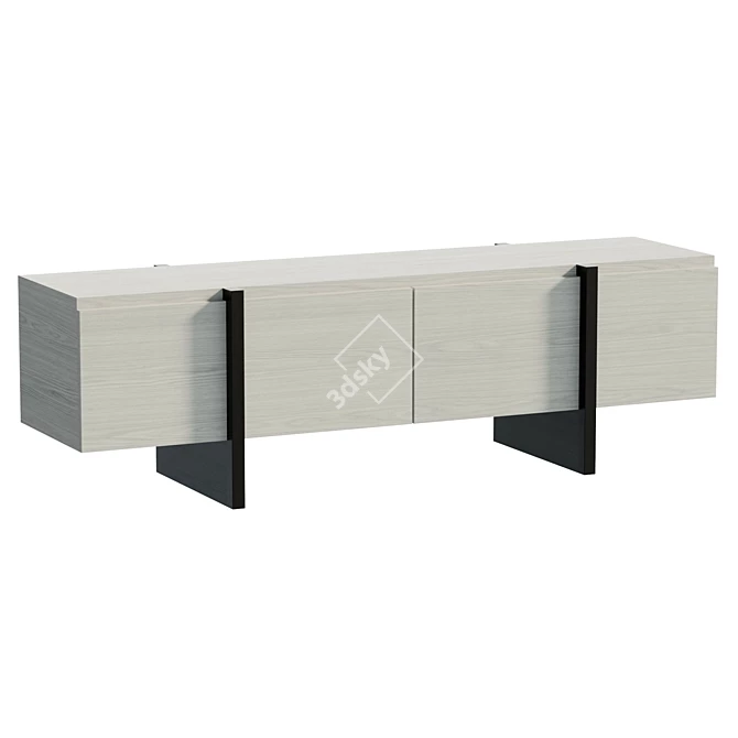 Modern Kiznie TV Stand 3D model image 1