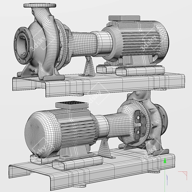 High-Performance Pumping Station 3D model image 5