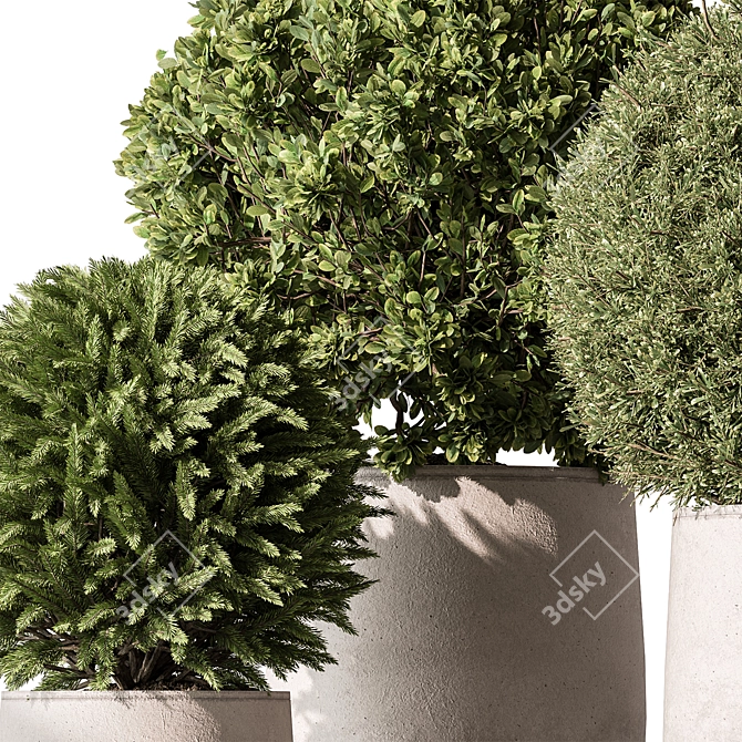 Garden Topiary Ball Decoration 3D model image 2