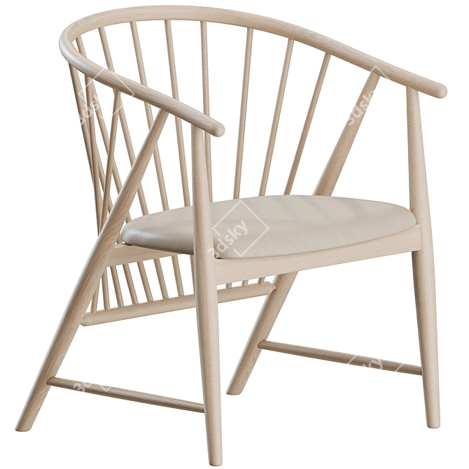 Gemla's Sunfeather Armchair: Elegant Comfort 3D model image 2