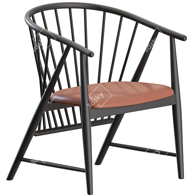 Gemla's Sunfeather Armchair: Elegant Comfort 3D model image 3