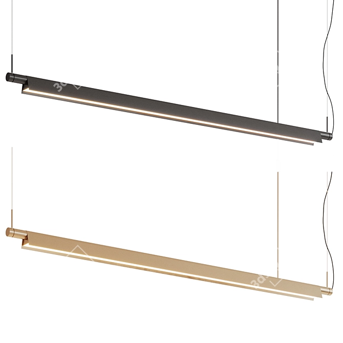 Luceplan Metal Compendium Lighting Fixture 3D model image 1