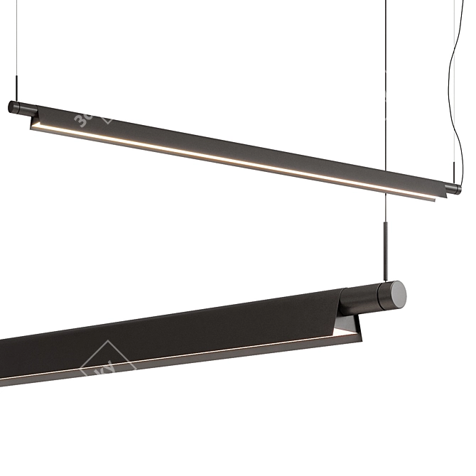 Luceplan Metal Compendium Lighting Fixture 3D model image 2
