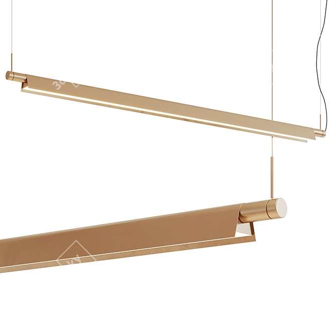 Luceplan Metal Compendium Lighting Fixture 3D model image 3