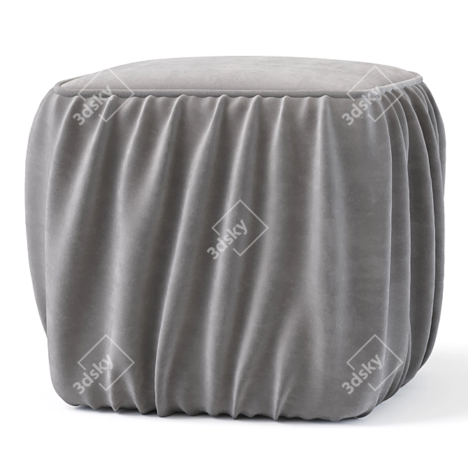 Folded Vertical Pouf 2016 Edition 3D model image 3