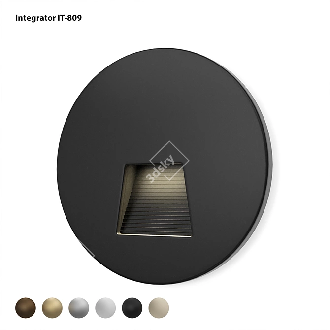 Magnetic LED Step Light IP65 3D model image 6