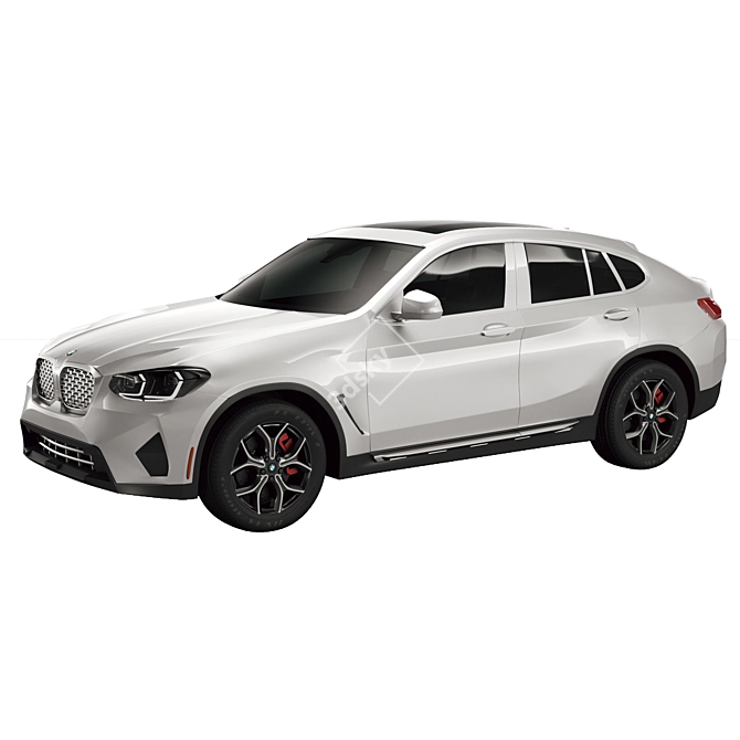 BMW X4 xDrive30i, Premium 3D Model 3D model image 1