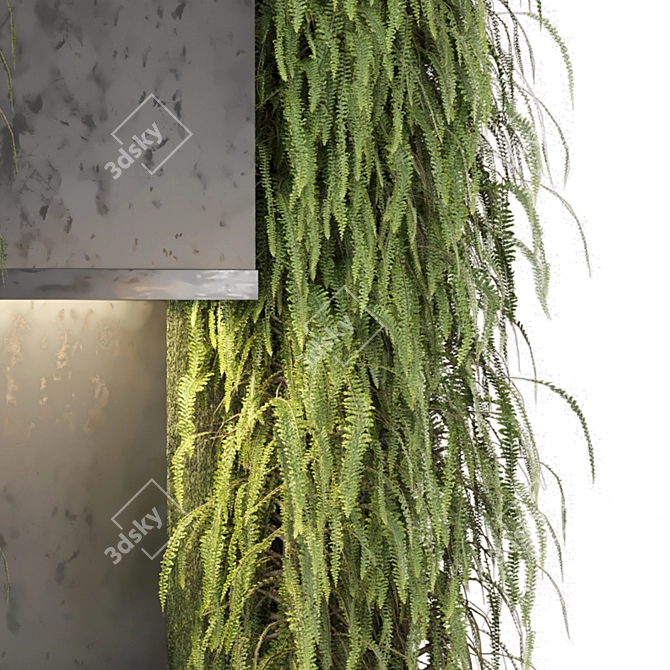 Vertical Garden Set 1330 - Indoor Wall 3D model image 4