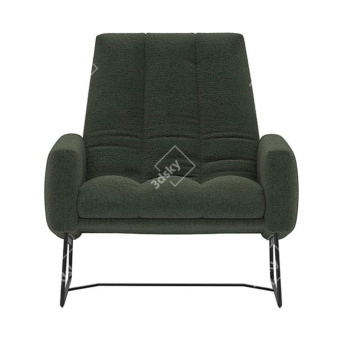 Elegant Cantori JACKIE Armchair 3D model image 4