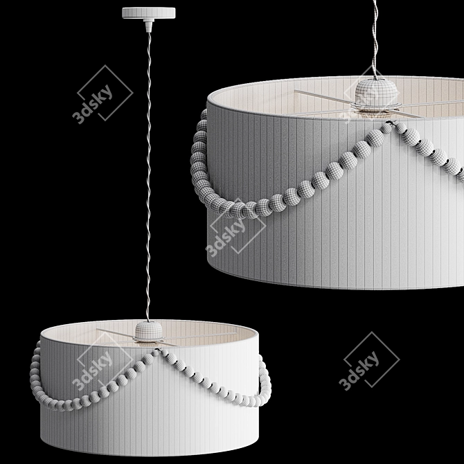 Boho Pendant Lamp | 3D Model 3D model image 11