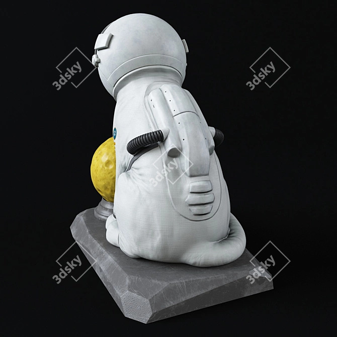 Space Cat 3D Model Kit 3D model image 3