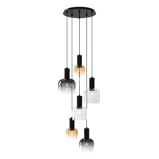 Modern Pendant Lamp 2015 Corona 3D model image 2