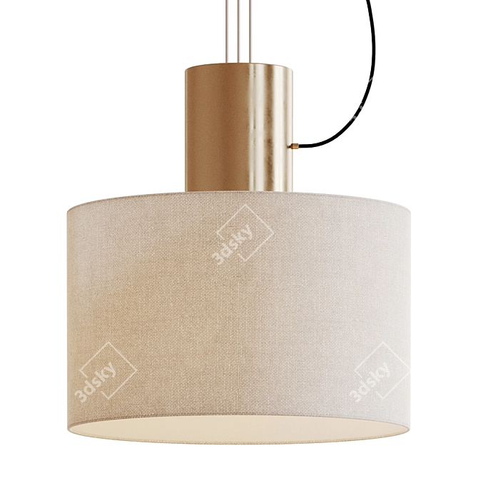 Modern Estiluz Cyls Pendant Light 3D model image 2