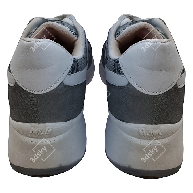 Stylish Model 3D Shoes OBJ 3D model image 2