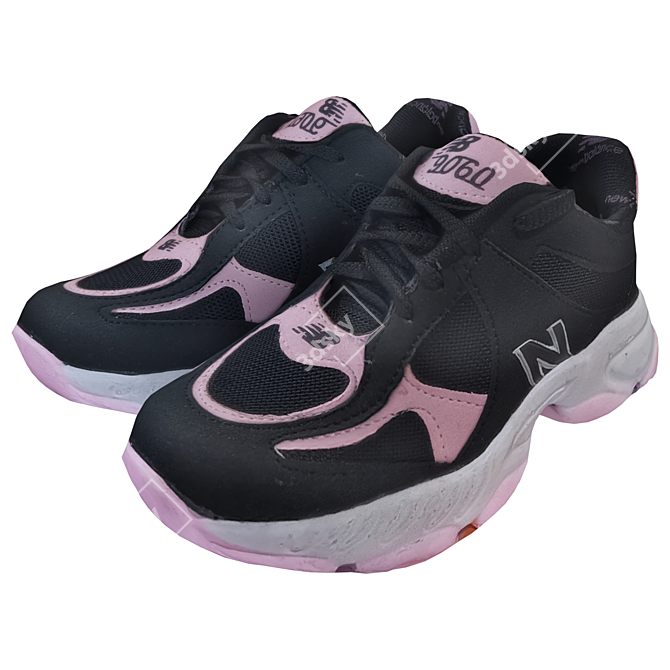 Max 2020 VRay Shoes Model 3D model image 1