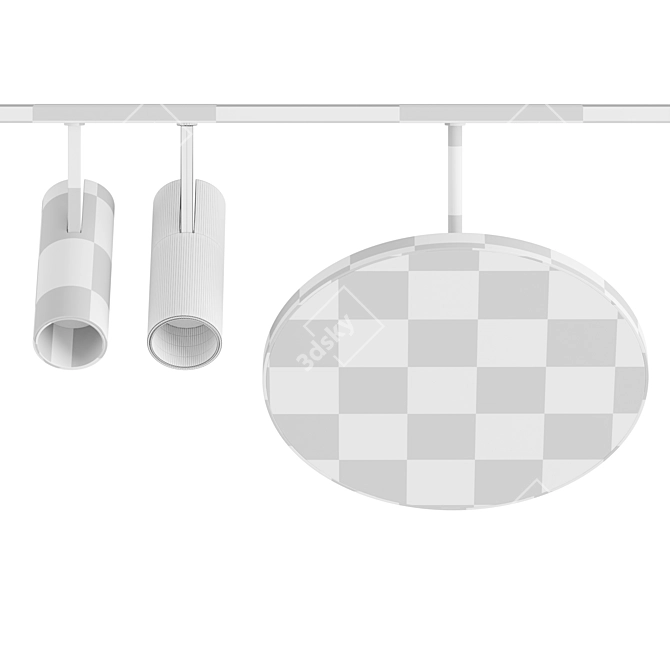 Minimalist Track Lighting Solution 3D model image 3