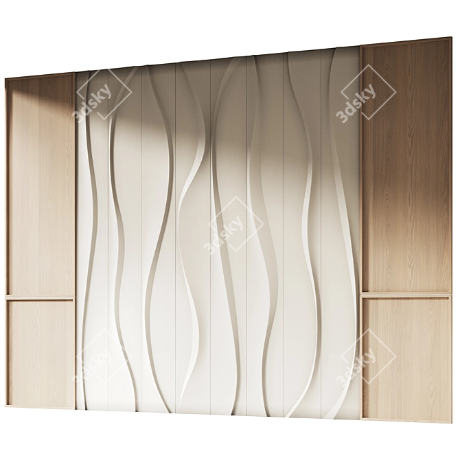 Corona 8 Decorative Panels for Modern Interiors 3D model image 1