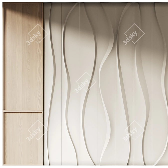 Corona 8 Decorative Panels for Modern Interiors 3D model image 2