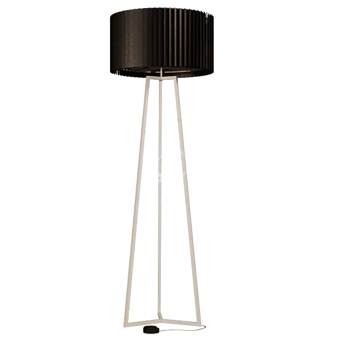 Dynamic Illumination Rotor Floor Lamp 3D model image 3