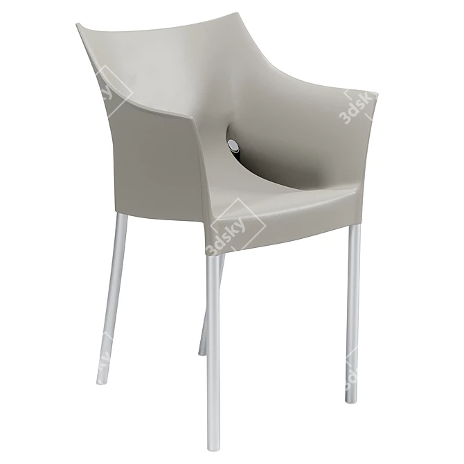 Modern Dr. NO Armchair Furniture 3D model image 2