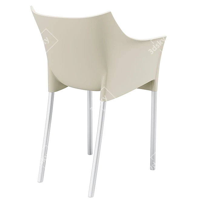 Modern Dr. NO Armchair Furniture 3D model image 4
