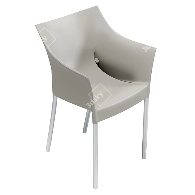 Modern Dr. NO Armchair Furniture 3D model image 5