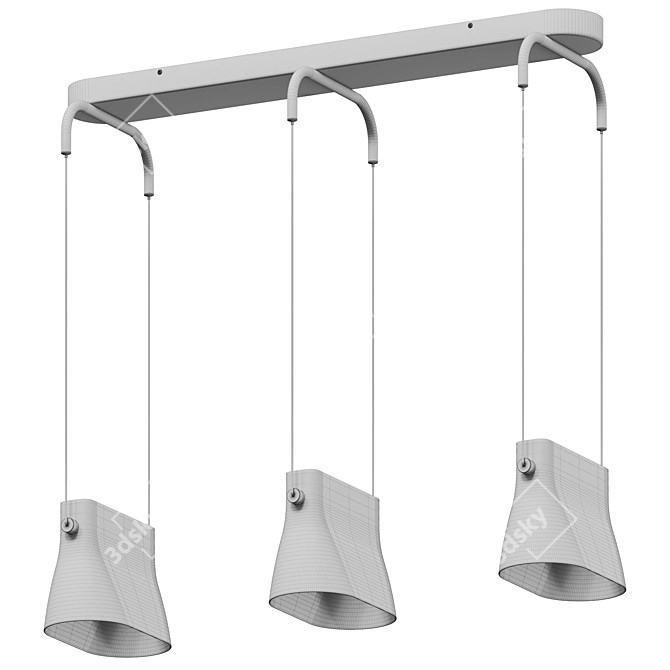 Luxury Cabaret Pendant Lights 3D model image 3