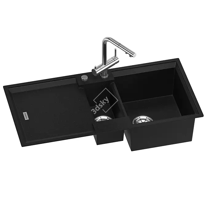 BLANCO ADIRA Sink Set & Faucet 3D model image 6