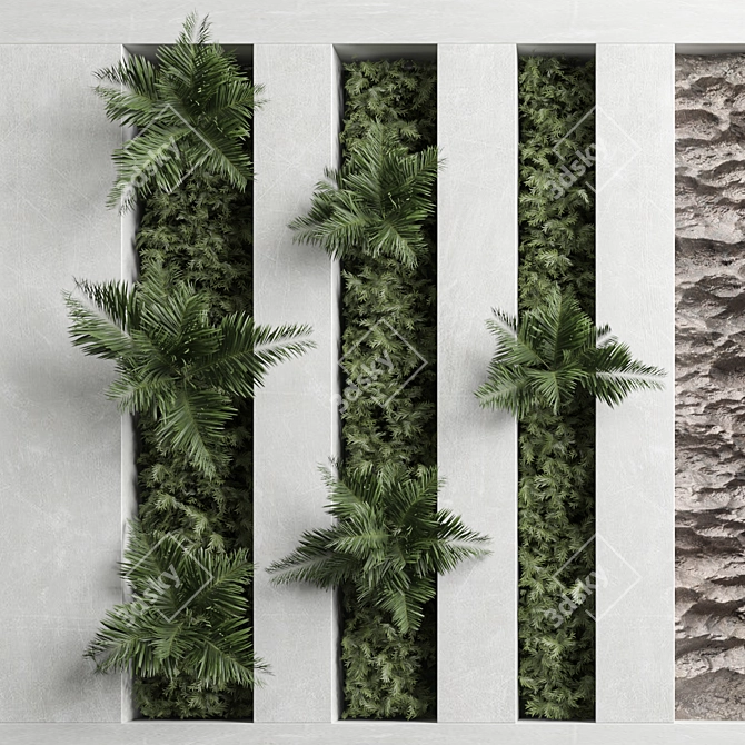 Green Wall Volume 13 Renderings 3D model image 2