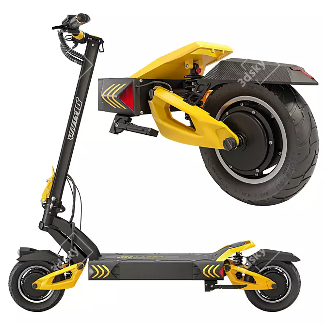 VSETT10+R High-Quality Electric Scooter 3D model image 4