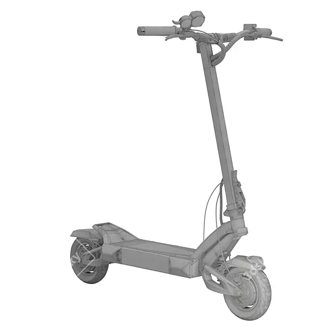 VSETT10+R High-Quality Electric Scooter 3D model image 11