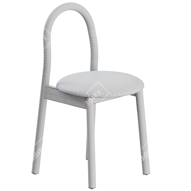 Sleek Modern Bobby Chair DesignByThem 3D model image 4