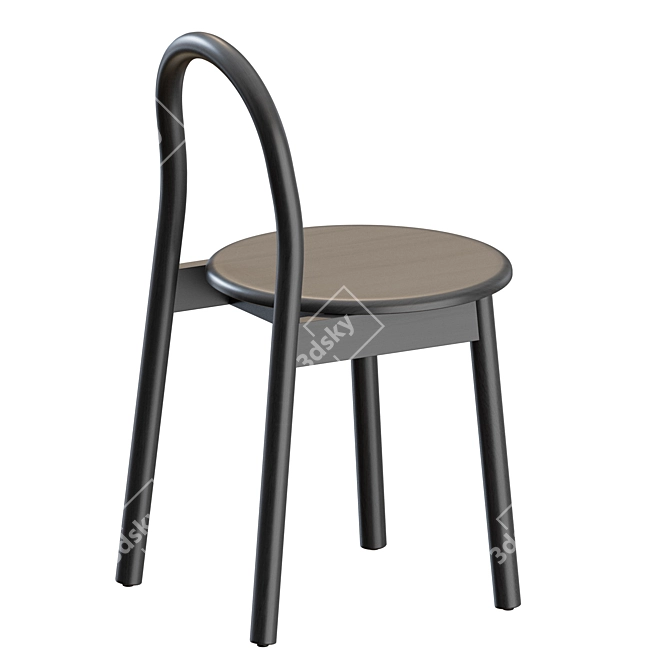 Sleek Modern Bobby Chair DesignByThem 3D model image 7