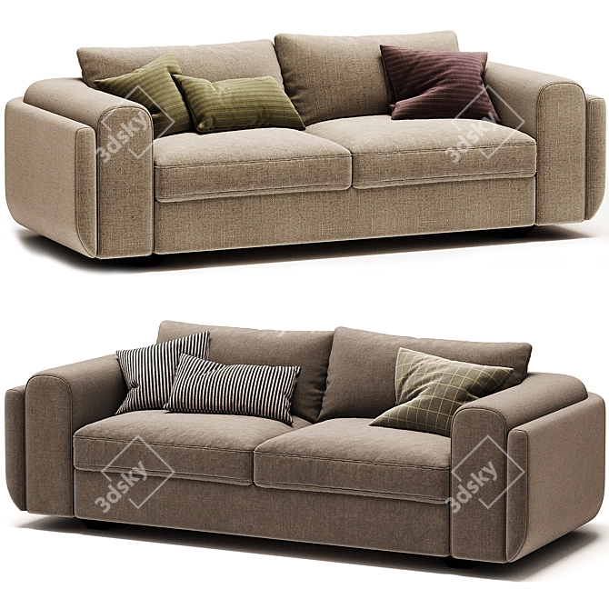 EILEEN SOFA: Modern 3D Model 3D model image 2