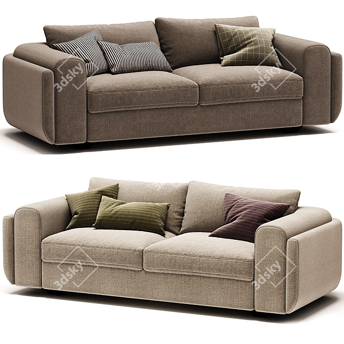 EILEEN SOFA: Modern 3D Model 3D model image 4