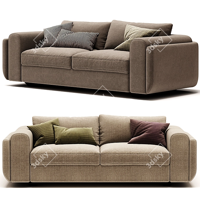 EILEEN SOFA: Modern 3D Model 3D model image 5